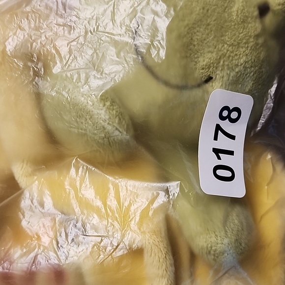 Carter's Frog Rattle I love hugs yellow green - Picture 7 of 7